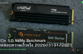 PCIe 5.0 NVMe Benchmark ทดสอบความเร็วจริง 20260313172523