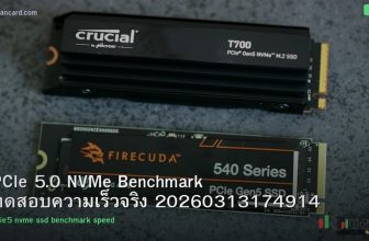 PCIe 5.0 NVMe Benchmark ทดสอบความเร็วจริง 20260313174914
