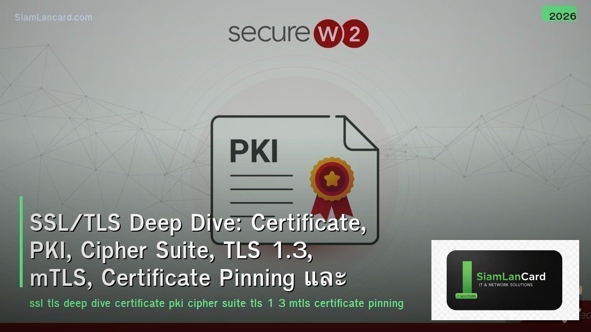 SSL/TLS Deep Dive: Certificate, PKI, Cipher Suite, TLS 1.3, mTLS, Certificate Pi