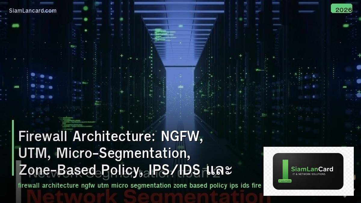 Firewall Architecture: NGFW, UTM, Micro-Segmentation, Zone-Based Policy, IPS/IDS