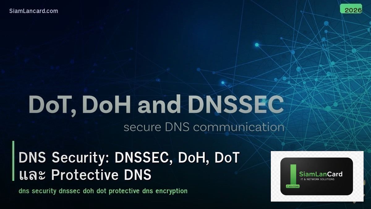 DNS Security: DNSSEC, DoH, DoT และ Protective DNS