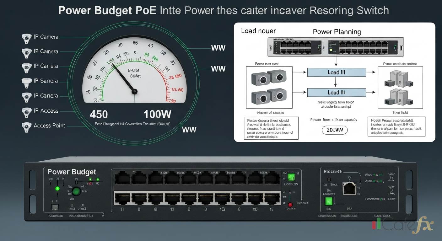 PoE Budget คำนวณอย่างไร: วางแผน Power over Ethernet ให้เพียงพอ