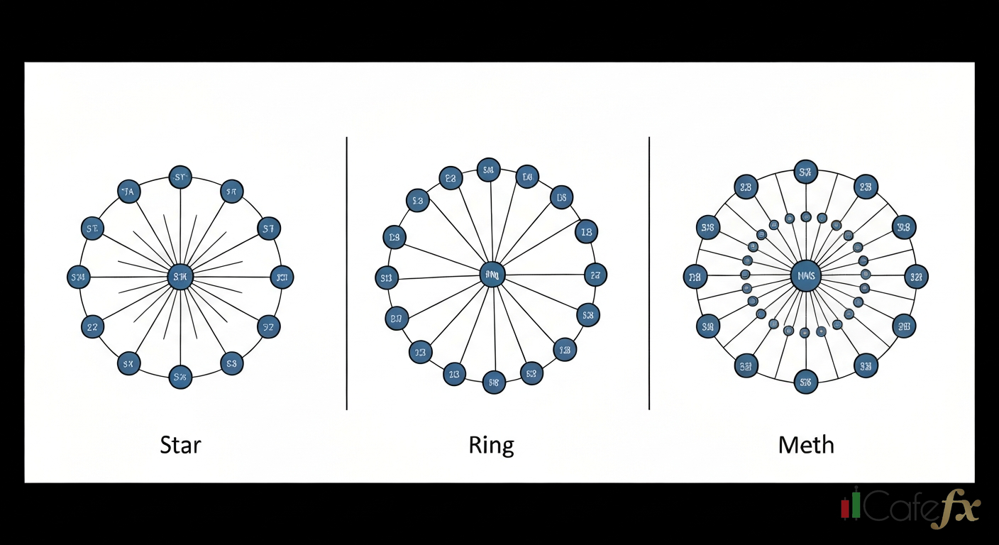Network Topology: Star Ring Mesh เลือกแบบไหนดีสำหรับองค์กร