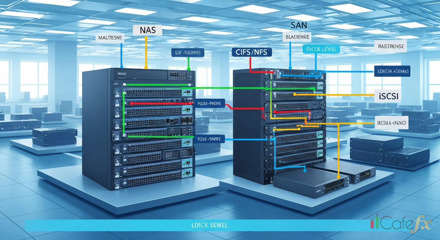 NAS vs SAN: เลือก Network Storage แบบไหนดีสำหรับองค์กร