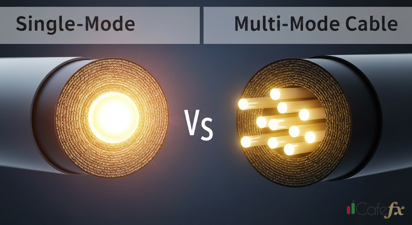 Fiber Optic Cable: สายไฟเบอร์ออปติก Single Mode vs Multi Mode
