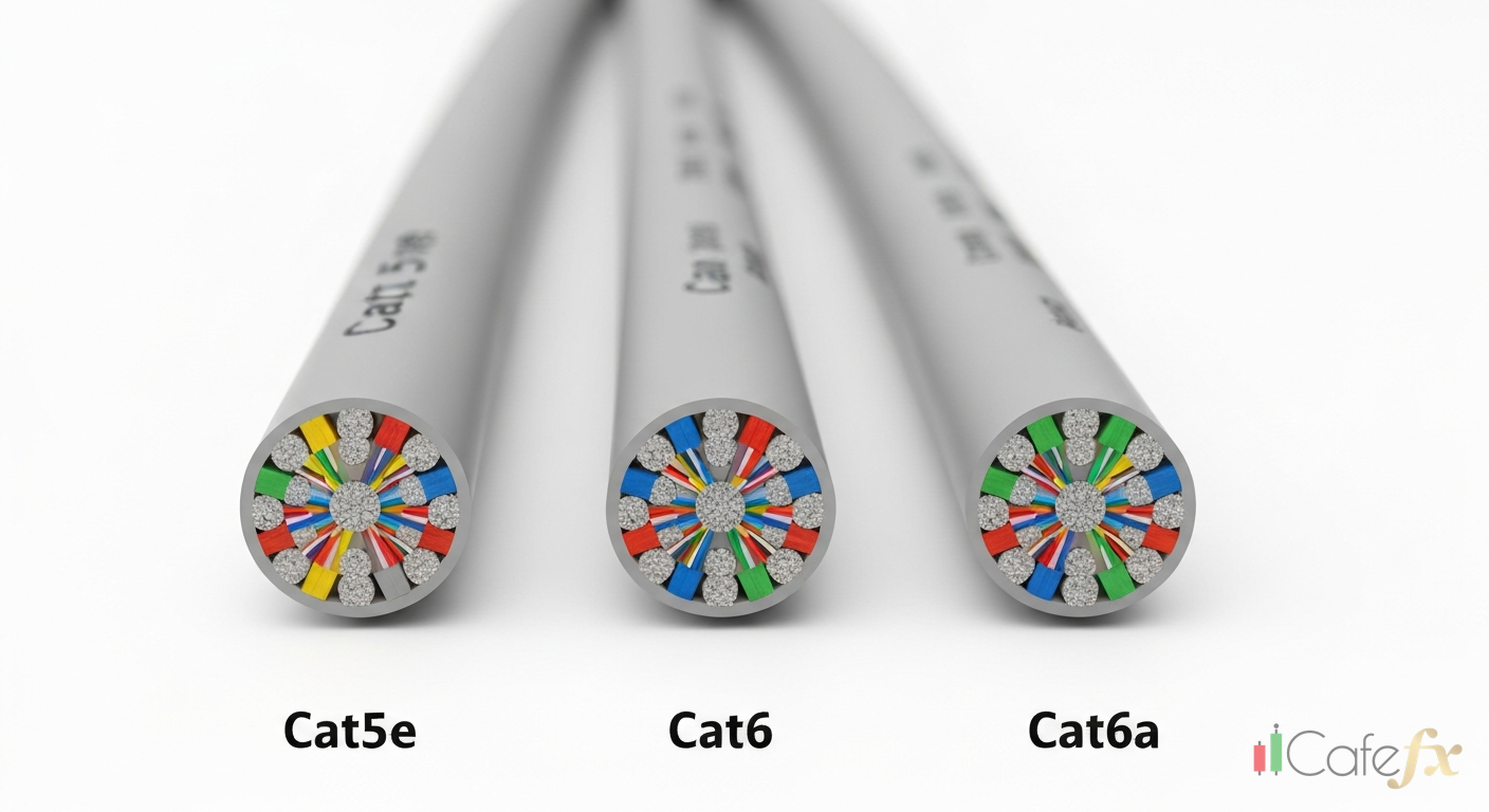 สาย LAN Cat5e vs Cat6 vs Cat6a: เลือกใช้แบบไหนดีในปี 2026