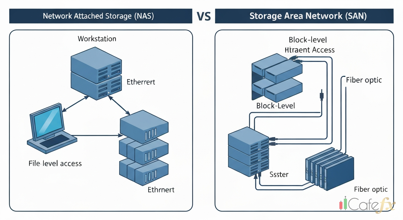 NAS vs SAN: เลือก Storage แบบไหนสำหรับองค์กร 2026