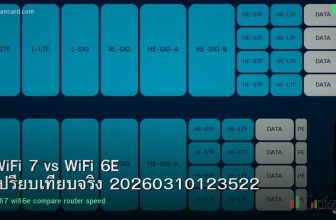 WiFi 7 vs WiFi 6E เปรียบเทียบจริง 20260310123522