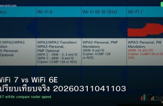 WiFi 7 vs WiFi 6E เปรียบเทียบจริง 20260311041103