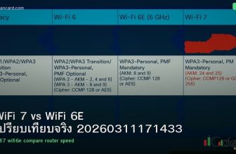 WiFi 7 vs WiFi 6E เปรียบเทียบจริง 20260311171433