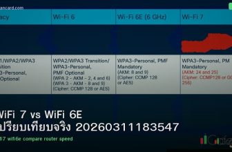 WiFi 7 vs WiFi 6E เปรียบเทียบจริง 20260311183547
