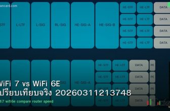 WiFi 7 vs WiFi 6E เปรียบเทียบจริง 20260311213748
