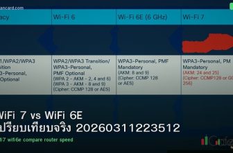 WiFi 7 vs WiFi 6E เปรียบเทียบจริง 20260311223512