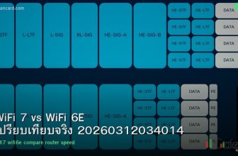WiFi 7 vs WiFi 6E เปรียบเทียบจริง 20260312034014