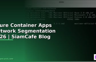 Azure Container Apps Automation Script — คู่มือฉบับสมบูรณ์ 2026 | SiamCafe Blog
