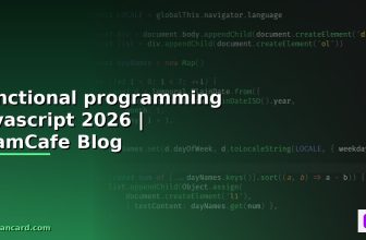 functional programming javascript — คู่มือฉบับสมบูรณ์ 2026 | SiamCafe Blog