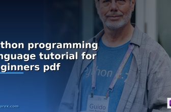 python programming language tutorial pdf download