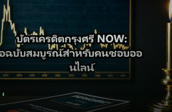 บัตรเครดิตกรุงศรี NOW: คู่มือฉบับสมบูรณ์สำหรับคนชอบออนไลน์