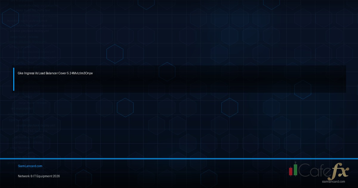 Network Load Balancer: กระจายโหลดเครือข่ายอย่างมีประสิทธิภาพ
