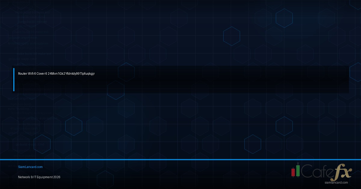 วิธีแก้ปัญหา WiFi ช้าสัญญาณไม่ดีในออฟฟิศ 2026
