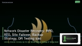 Network Disaster Recovery: RPO, RTO, Site Failover, Backup Strategy, DR Testing และ Business Continuity