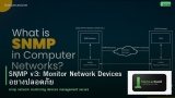 SNMP v3: Monitor Network Devices อย่างปลอดภัย