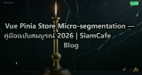 Vue Pinia Store Micro-segmentation — คู่มือฉบับสมบูรณ์ 2026 | SiamCafe Blog